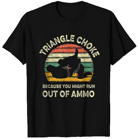 Jiu jitsu retro vintage Triangle choke BJJ MMA T Shirts
