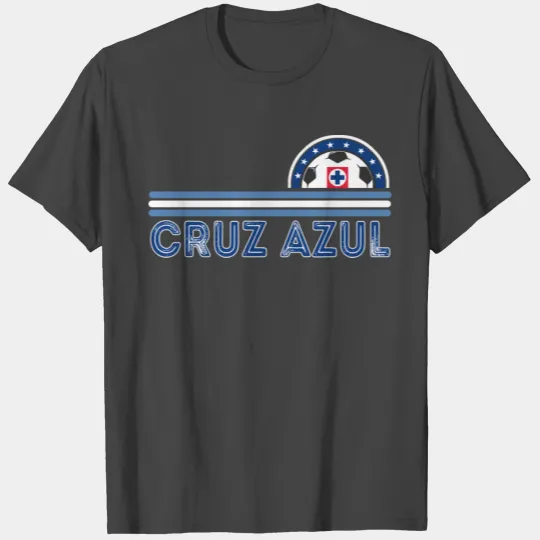 Cruz Azul Mexican Football Distressed T Shirts