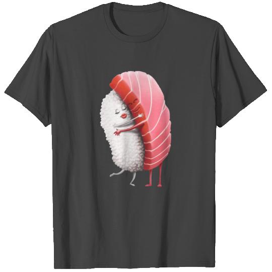 Tuna Sushi Hug T Shirts