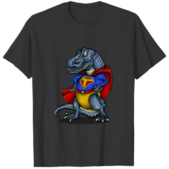 Super T-Rex Cute Tyrannosaurus Dinosaur SuperheroG T Shirts