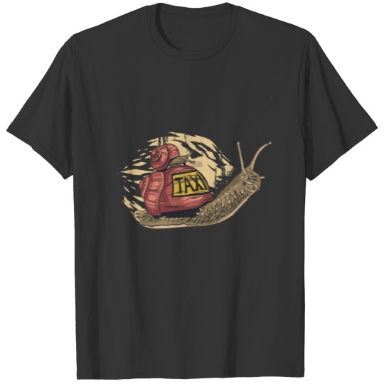 Snail Taxi T Shirts