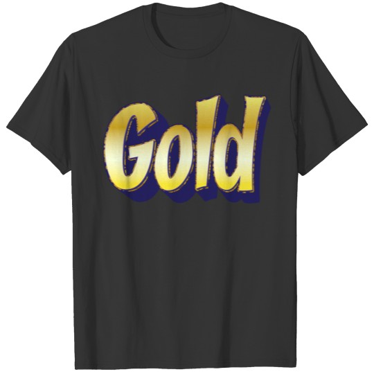 gold T-shirt
