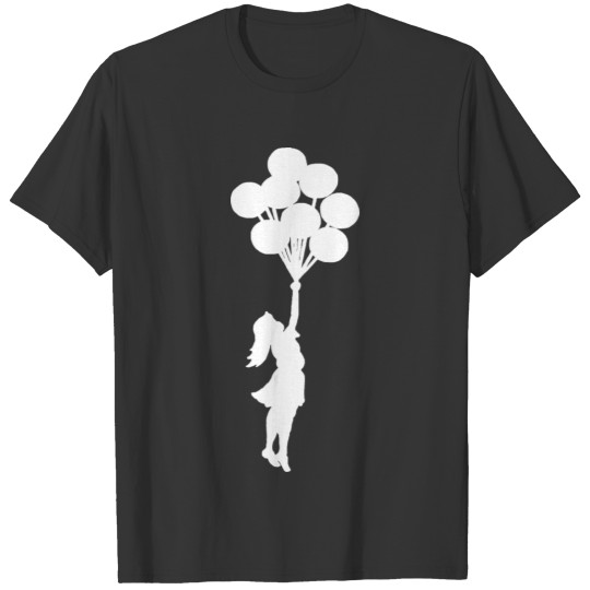 Banksy Girl with balloons. T-shirt