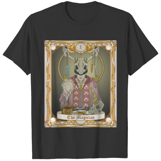 The Magican Tarot Card, Major Arcana Anime Pagan T Shirts