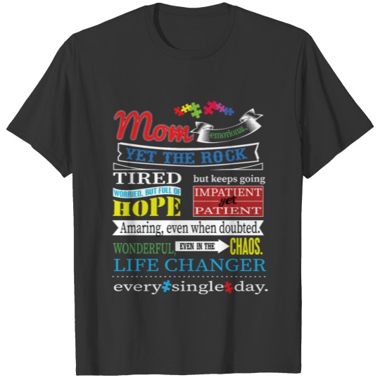 Autism mom T-shirt