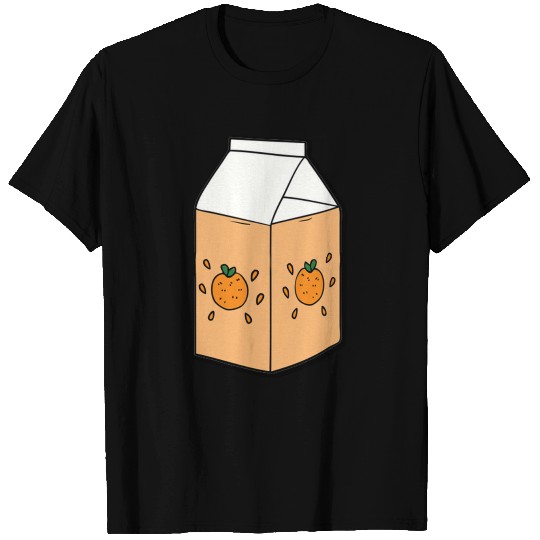 Orange juice box T Shirts
