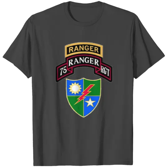 Veteran Gift-75th Ranger Regiment Ranger Tab Range T Shirts