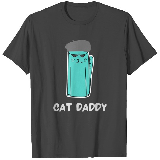 Funny Cat Daddy Fathers Day Dad Gift T Shirts