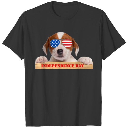 dog independence day T Shirts
