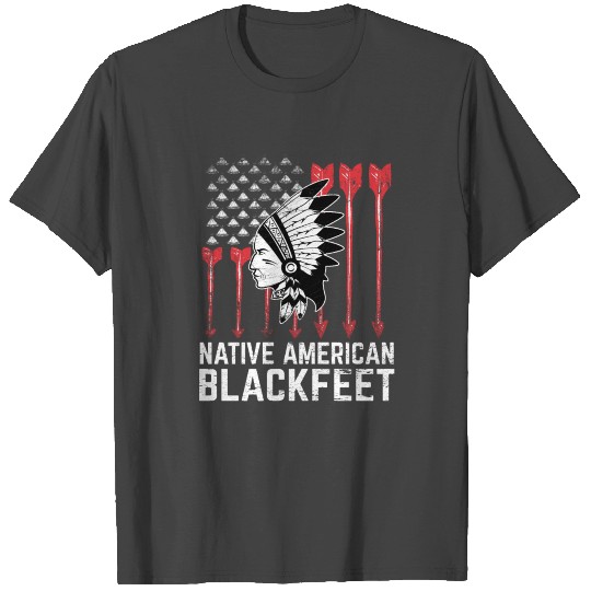 Blackfeet Tribe Native American Indian America T Shirts