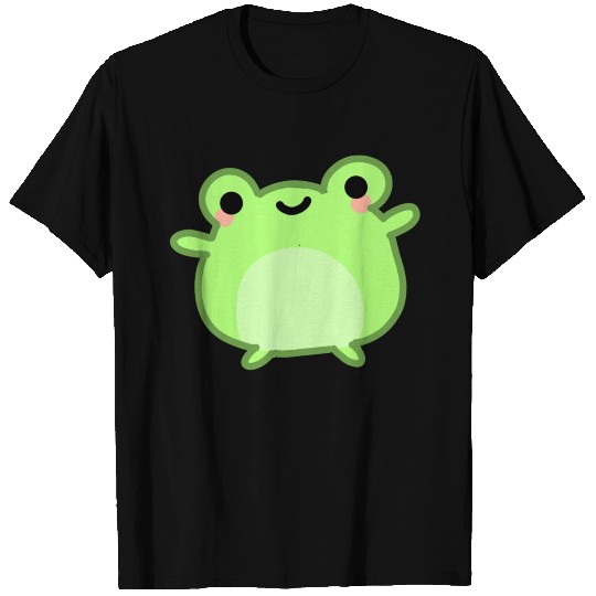 kawaii & happy green frog froggy T Shirts