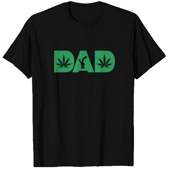Dad Weed Smoker Weed Lover Marijuana Fathersmoking T Shirts