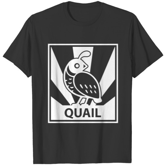 Quail quail farmer gift ornamental bird T Shirts