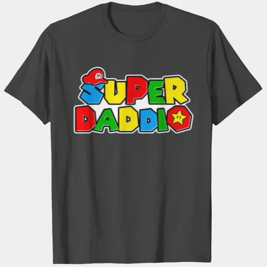 Funny Super Daddio Father's Day Gamer T Shirts