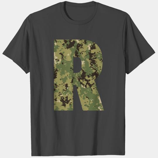 Camo letter/character navy/seals multicam style R T Shirts