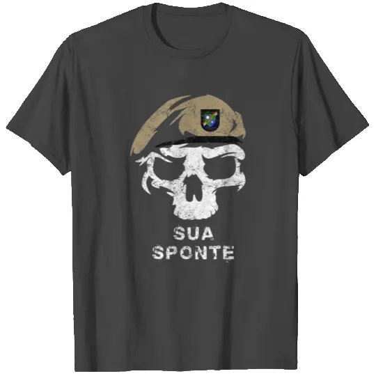 Veteran Gift-Army 75th Ranger Regiment Sua Sponte T Shirts