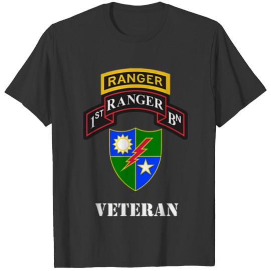 Veteran Gift-Army Ranger Shirt 1st Ranger Shirt Ve T-shirt