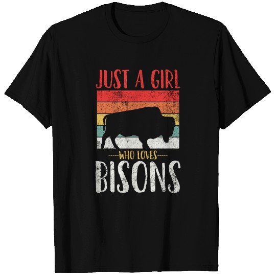Bisons Bison Lover Vintage T Shirts