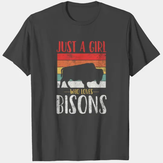 Bisons Bison Lover Vintage T Shirts