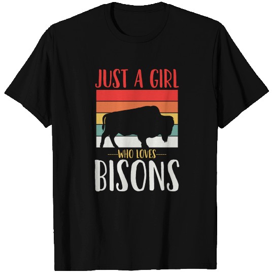 Bisons Bison Lover Vintage T Shirts