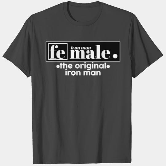 Female The Original Iron Man T Shirts