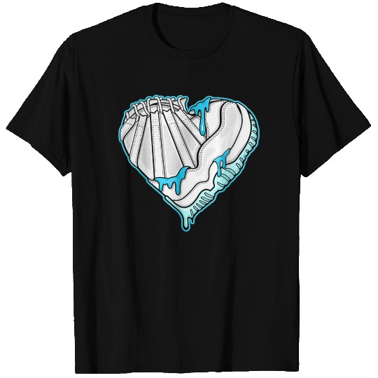 SNK Heart To Match Jordan 11 Low Legend Blue T Shirts