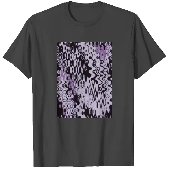 Lilac Psychedelic Design T Shirts