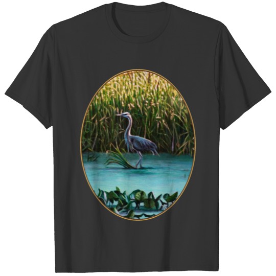 PA Great Heron (oval design) T Shirts