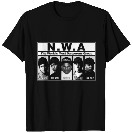 N W A Straight Outta Compton T Shirts