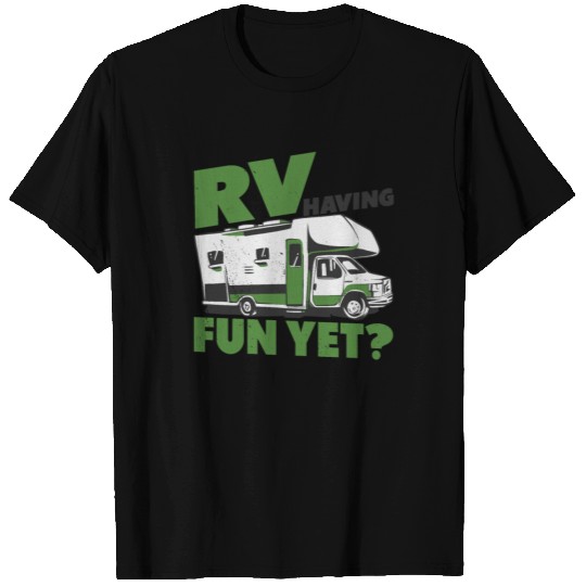Camper RV Van Trailer Road Trip Adventure Outdoors T Shirts