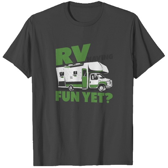 Camper RV Van Trailer Road Trip Adventure Outdoors T Shirts