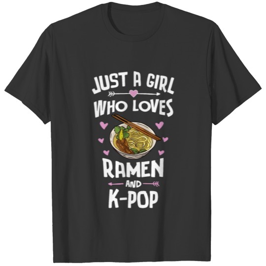 ramen and kpop T Shirts