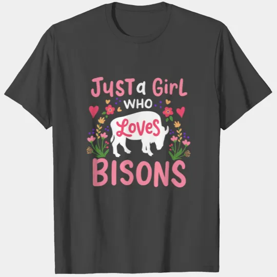 Bisons Bison Lover T Shirts