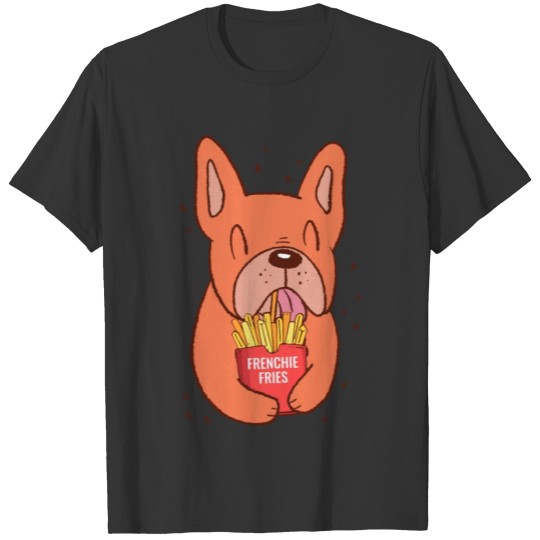 Frenchie Fries Funny French Bulldog Gift T Shirts