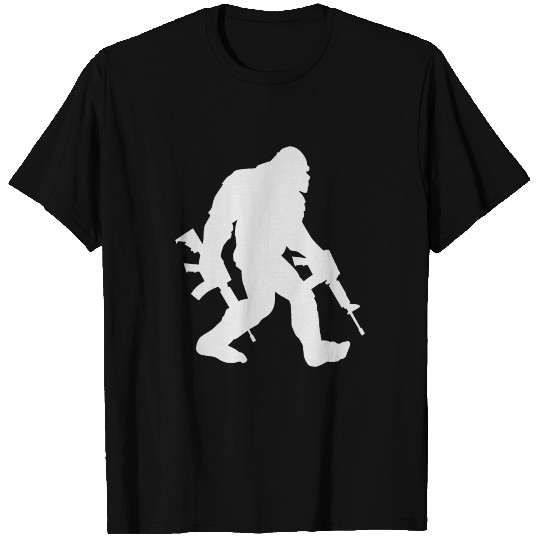 Bigfoot Silhouette Sasquatch T Shirts