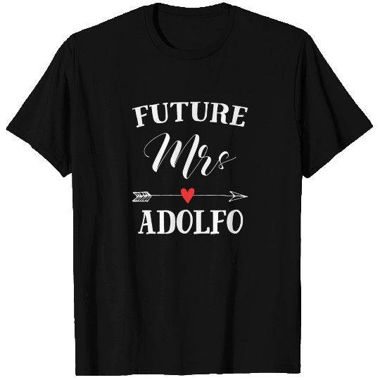 Future Mrs adolfo Womens Bridal Wedding Gift T Shirts