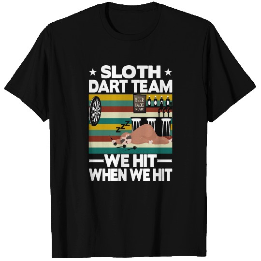 sloth dart team T Shirts