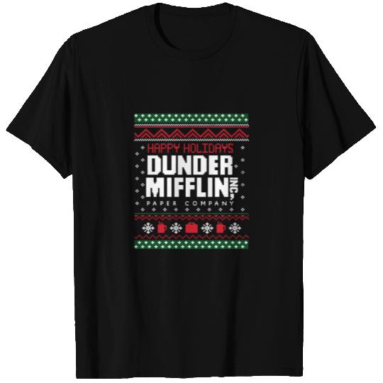 The Office Dunder Mifflin Holiday T Shirts