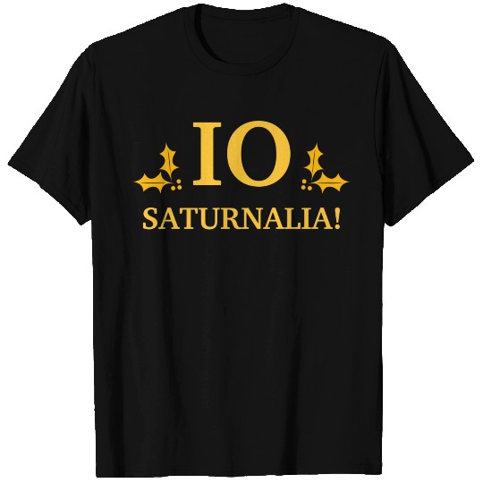 Io Saturnalia T Shirts Roman Latin Pagan Holiday