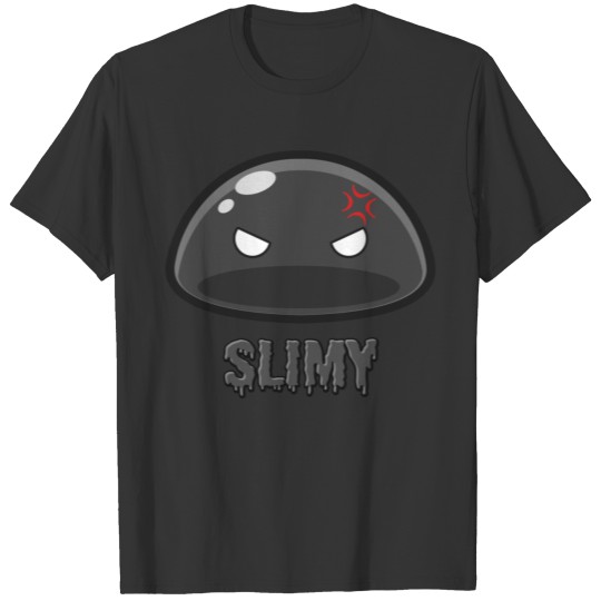 Cute Black Dungeon Slime Monster Weird Anime T-shirt