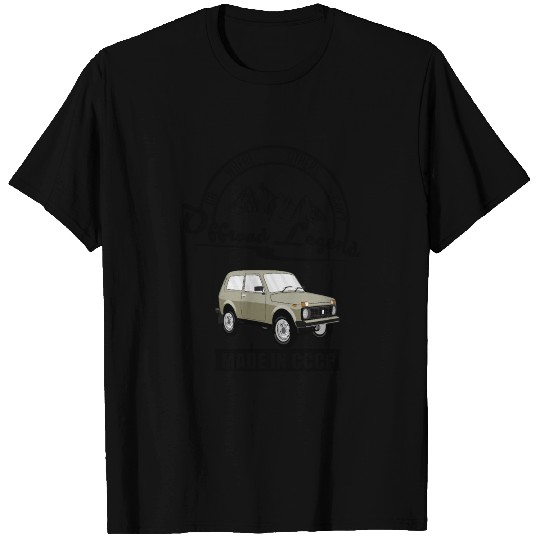 Lada Niva 4x4 SUV Russia WAS 2121 Soviet Union T Shirts