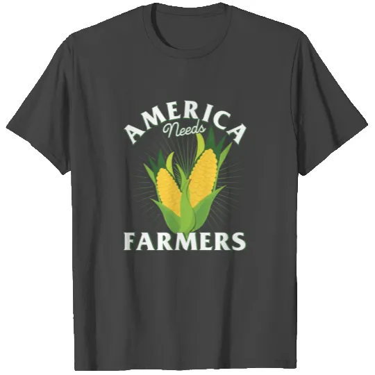 America Needs Farmers Farmer T Shirts