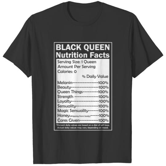 Melanin Queen Poppin Black Pride Black Queen T-shirt