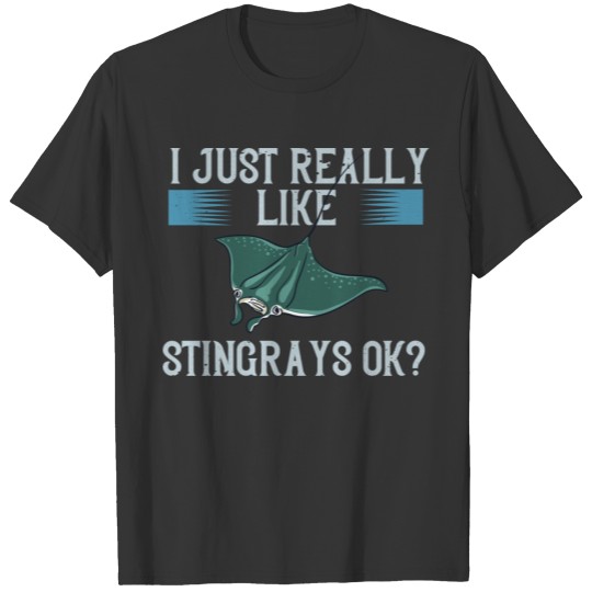 Stingray Manta Ray Gift Fish Animal T-shirt