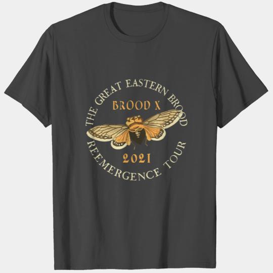 2 Sided Print Great Eastern Brood X Cicada 2021 T Shirts