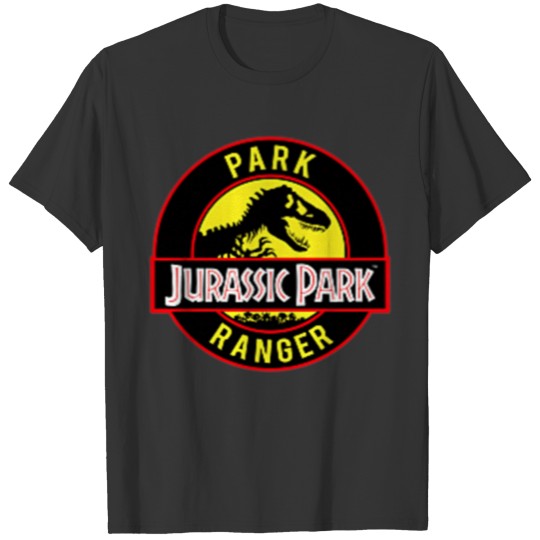 Veteran Gift-Jurassic Park Ranger Logo Black Badg T Shirts