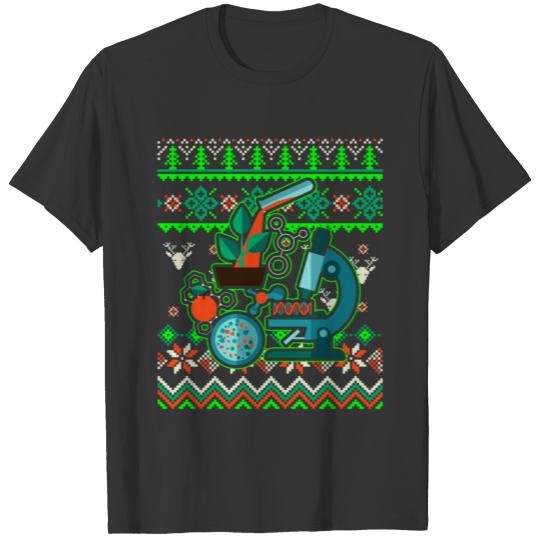Science Biologist Ugly Christmas Biology T Shirts