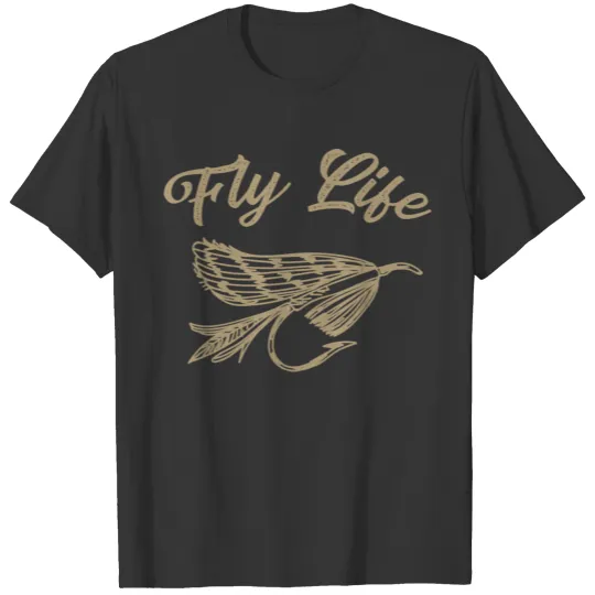 Fly Life Trout Fishing T Shirts Mens Fly Fishing
