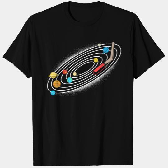 Cute Vinyl Solar System Record Player T Shirts