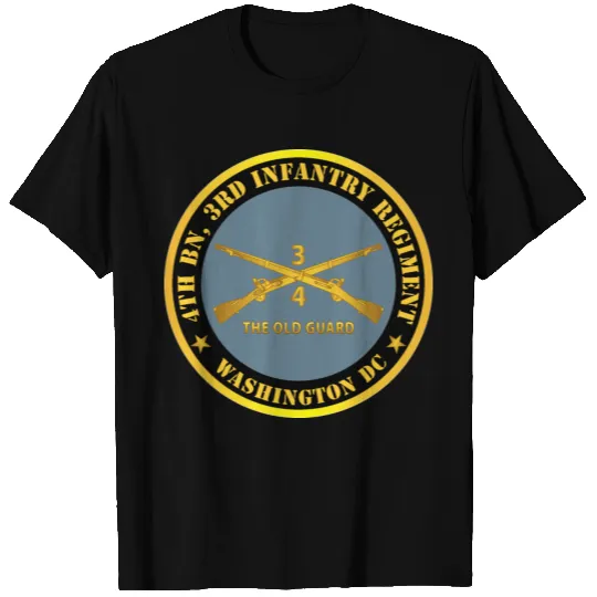 4th Bn 3rd Infantry Regiment Washington, DC T Shirts